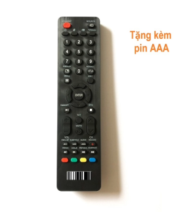 Remote Dùng Cho TV ASANO Điều Khiển Tivi LCD LED Internet Tivi Kèm Pin AAA