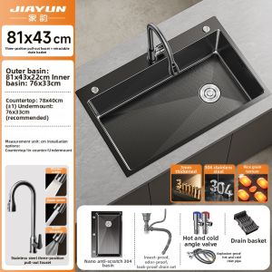 JIAYUN | Stainless Steel Sink Dual to Single Basin