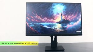 AJVXI 27inch Computer Monitor 24/22/20/17 Inch Full HD IPS Monitor 75Hz/165HZ 1080P HDMI/VGA Supports Wall Mount Frameless Gaming Laptop Office Design 2KMonitor