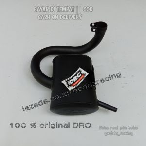 ORIGINAL !! Knalpot DRC Vespa Standar Racing Tahu 100 % ORIGNAL DRC Suara Trinting Garing