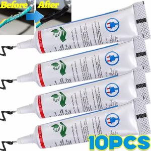 10 cái chống thấm nước cách nhiệt băng keo dạng lỏng chống cháy chịu nhiệt độ cho nhà Dây cáp sửa chữa ô tô hệ thống dây điện keo