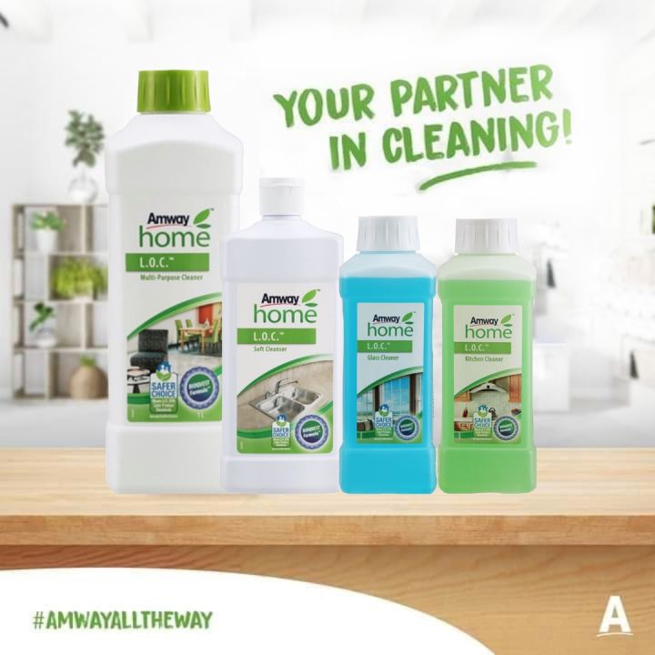 AMWAY HOME L.O.C - MULTIPURPOSE CELANER, SOFT CLEANER, KITCHEN CLEANER ...