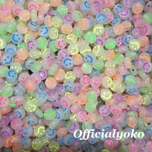Manik Smile Glow In The Dark (10gram) - warna mix random
