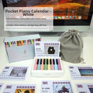 Play Piano Calendar Mini Creative Desk Ornament