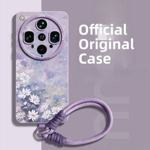 GGUU | Oppo Find X8 Ultra Womens Silicone Phone Case Full Cover Protection Lens Guard Anti-Fall Creative Oil Painting Style