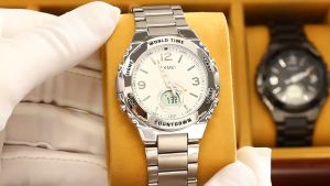 COD/BAYAR DITEMPAT Jam tangan pria dual time rantai SKMEI 2310 Original