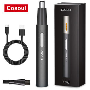 Cosoul Nose Hair Trimmer Rechargeable Nose Trimmer High Quality Metal Electric Nose Hair Trimmer for Men Women  Nose Shaver