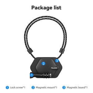 TELESIN Magnetic Camera Neck Holder Mount Hanging Bracket Quick Release for GoPro 12 11 10  Action 4 insta360 X3 Action Cameras
