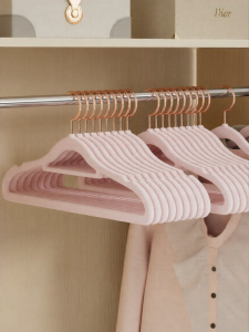 KAWEIRUI | Anti-Slip Flocking Space Saving Clothes Hangers