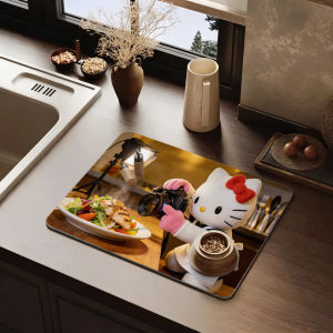 Sanrio | Hello Kitty Food Photographer Placemat Non-Slip Rubber Base Washable Table Mat Multiple Sizes