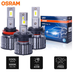 Osram | OSRAM Classic 3.0 40W H7 H4 LED Car Headlights H1 H8 H11 9005/06 HB3 HB4 HIR2 9012 12V 6000K Super Bright White Lamps Auto Bulb