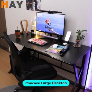 Gaming Table Computer Table Carbon Fiber Study Table Meja Gaming Thicker & Stable Anti-Scratch Table 140CM High Quality Meja Komputer Meja Belajar