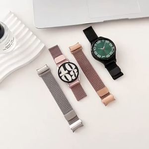 Strap Milanese 20mm For Samsung Galaxy Watch 4 5 6 7 FE Pro Classic Series TRIPLEDI Tali Jam 40 42 43 44 45 46 47mm Metal Magnetik TD8202