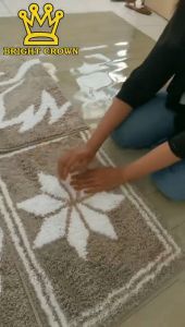 Bright Crown Keset Kaki Bulu Lembut / Keset Kamar Mandi Premium Indoor House Mat Anti Slip 4 Motif