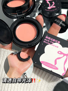 JJ062-Bows Blush Cream โดย JOJO DIARY ให้ความชุ่มชื้นและกระจ่างใสสําหรับทุกสภาพผิว แอพพลิเคชั่นสีง่าย ติดทนนาน