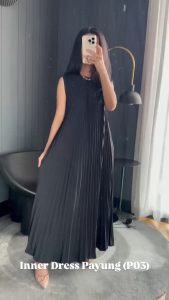 Inner yukensi / Dres Panjang tangtop / Dres Plisket Polos Dres Payung / Inner Mayung