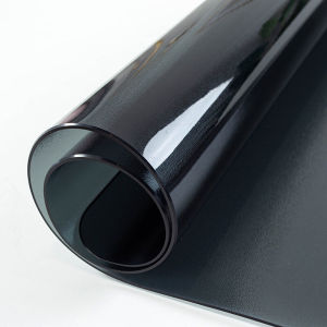 แผ่นปูโต๊ะอาหารโปร่งใสผิวหยาบสีดำไม้ประดู่สไตล์จีนผ้าปูโต๊ะ PVC กันน้ำกันมันไม่ต้องซักแผ่นรองโต๊ะน้ำชากระจกนิ่ม