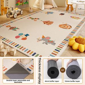 HONGLIDA | Washable Durable Area Rug for Bedroom Kids Playtime