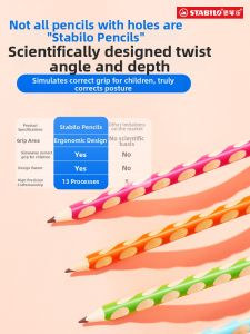 STABILO | Ergonomic Posture Correcting Pencil Large Triangle Grip