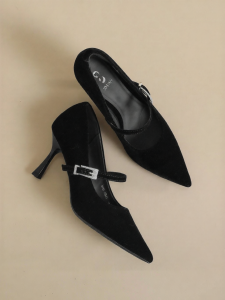 Josiny | Pointed Toe Stiletto Heels Shallow Mouth Pumps for Summer Banquet and Wedding