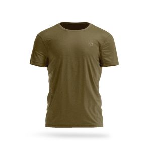 KREST Kaos Basic Mocca Brown Signature Logo Regular Tshirt