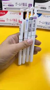 Bút Gel Nước Ngòi 0.5mm Siêu Êm Dạng Bấm Mini-1005 Thiết Kế Theo Phong Cách Nhật Bản Mực Xanh Đỏ Đen Tím