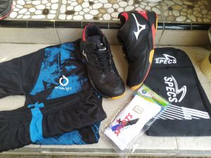Sepatu voly dewasa kwalitas premium  p0aket lengkap