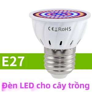 Đèn LED Trồng Cây Quang Phổ Đầy Đủ 9W E27/E26 GU10 Dùng Trong Nhà Cho Cây Trồng Trong Chậu Hoa Quả AC220V MR16