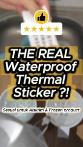 Waterproof Synthetic Thermal Sticker Kalis Air PP Thermal Paper Frozen Sticker Barcode Label [Premium Quality]