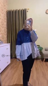 Blouse Atasan Wanita Kekinian Fuji Blouse Atasan Wanita Korean Style Kombinasi
