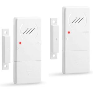 Magnetic Security Sensor Refrigerator Door Alarm Windows Open Alarms 60 Seconds Delay Loud 96 dB for Home Store Offic