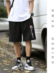 Quần Short Thể Thao Nam Mùa Hè Thường Ngày Bằng Cotton 100% Thêu Logo Quần Dài Năm Điểm Chạy Bộ Đi Biển Cỡ Lớn