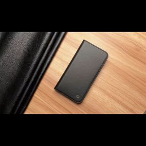 QIALINO Genuine Leather Flip Case for iPhone16 Plus Bracket Handmade Business Cover with Card Slots for iPhone 16 Pro Max/16 Pro