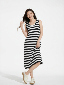 Hotwind | Striped Knit Vest Dress