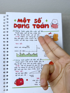 Sổ tay học giỏi SketchNote Toán 2-3 sổ tay tổng hợp toàn bộ kiến thức Toán lớp 2-3 cho học sinh