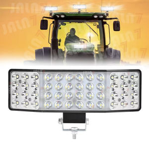 JALN7 LED Light Tractor Farm Work lights Off Road Driving Hi Lo Beam Forklift Boat Tank Headlights 10V-80V