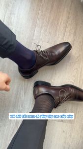 Vớ nam công sở chất liệu nylon mỏng mịn tất giày tây nam thoáng mát hút ẩm - D16-A094-1DOI