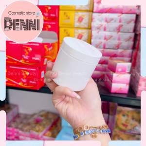Hủ Nhựa Đựng Kem Body 200g Có Nắp Chống Tràn Màu Hồng Pastel Dễ Thương - mỹ phẩm Denni HC55