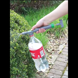 Adjustable beverage bottle sprayer watering nozzle pressure atomization nozzle gardening tool