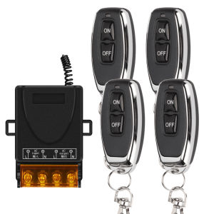 AC 110V 220V 30A Relay Wireless Remote Control Switch System RF 433Mhz Transmitter On Off  for Water Heaters Ceiling LED Lamp