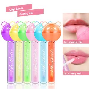 Bộ Son Dưỡng Môi 2 Trong 1 Bóng Mượt Hương Trái Cây Dưỡng Ẩm Tự Nhiên Trang Điểm Môi Cho Nữ Giới Kích Thước Đầy Đủ 12g