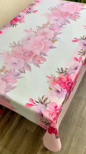 Floral Tablecloth Pink Roses Home Decor Dining Room