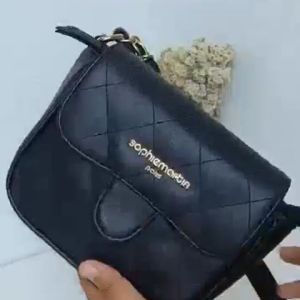 Tas Selempang Hitam Mini Sophie Martin Paris Katalog Terbaru 2025 Venerra Black Kasual | Import Kekinian Pesta Mewah Branded Mahal Premium | Ukuran Kecil Viral Korean Style Cuci Gudang Dzakatoshop COD