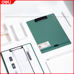 Deli Clipboard Fashion Student Office School Supplies Clipboard A4 Clip Board For Paper 1Pc NS179 Nusign