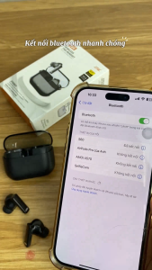 ( SALE 50% ) Tai Nghe Bluetooth Không Dây S60 Hộp Sạc Mini – Kết Nối Nhanh Chống Ồn Âm Thanh Dày – Hay Nghe Mọi Thể Loại Nhạc