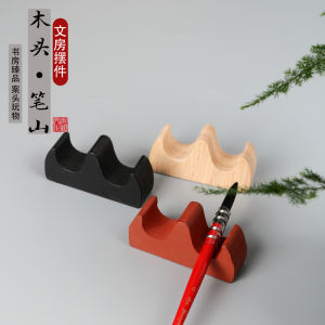 Gác Bút Gỗ Thật Núi Bút Guangzu Giá Bút Lông Văn Phòng Tứ Bảo Giá Bút Lông Treo Bút Đồ Trưng Bày Bút Lông Làm Từ Tre Gỗ Gỗ Chống Rơi Kệ Bút Gỗ Thật Cổ Điển