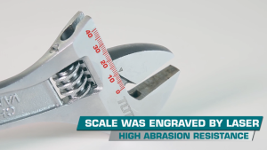 TOTAL Adjustable wrench THT101066