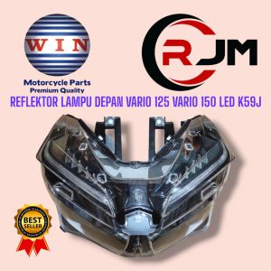 REFLEKTOR LAMPU DEPAN VARIO 125 VARIO 150 LED K59J 2018 WIN KUALITAS ORISINIL