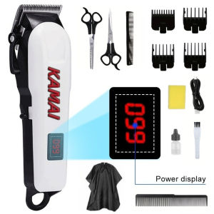 KAMAI เครื่องตัดผมมืออาชีพ KM-809A  ที่ตัดผมไฟฟ้า คุณภาพสูง ปัตตาเลี่ยนตัดผม ใช้ได้ทั้งเด็กและผู้ใหญ่ COD