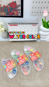 FCI Watercolor Paint Set 8/12 and 16 Colors Non - Toxic Painting Arts & Crafts Design For Kids Creative Art Supplies Gift & School use